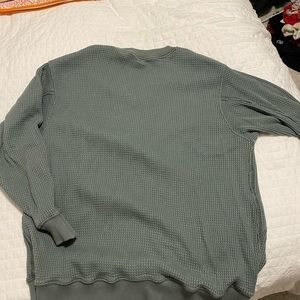American Eagle Waffle crew neck